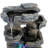 Vivo Five Stream Rustic Gray Polyresin Tabletop Fountain with Color LEDs