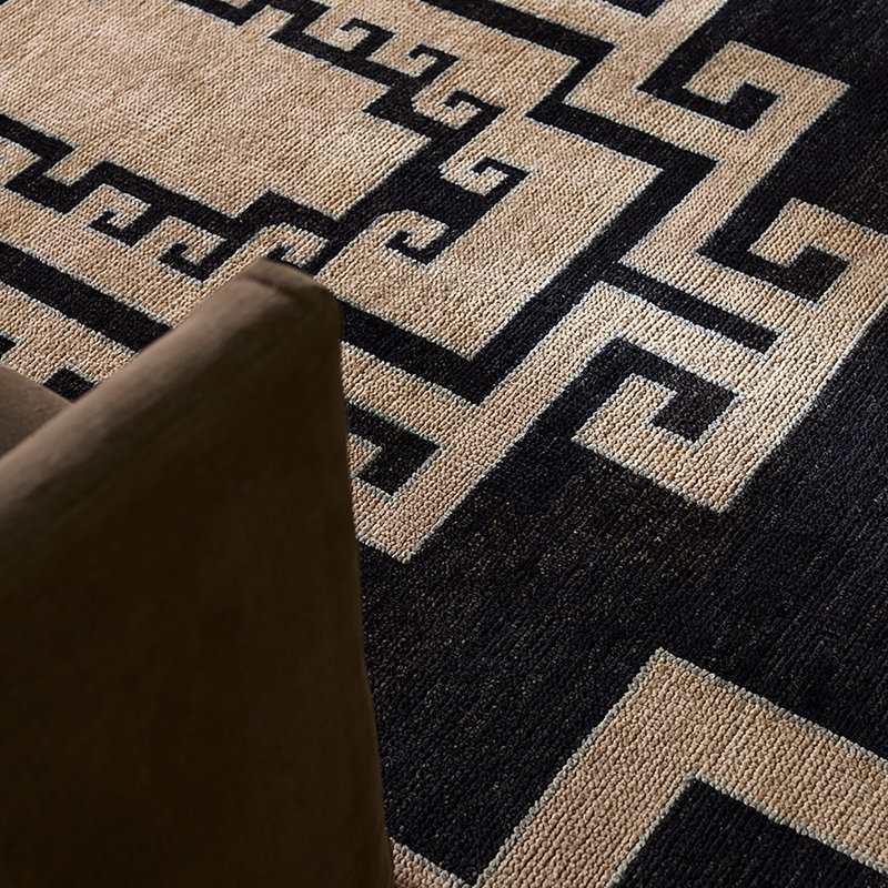 Jaipur Living Kyrenia CYP07 Handknotted Oriental Black Area Rug (8'x10'), Rectangle 8' x 10'