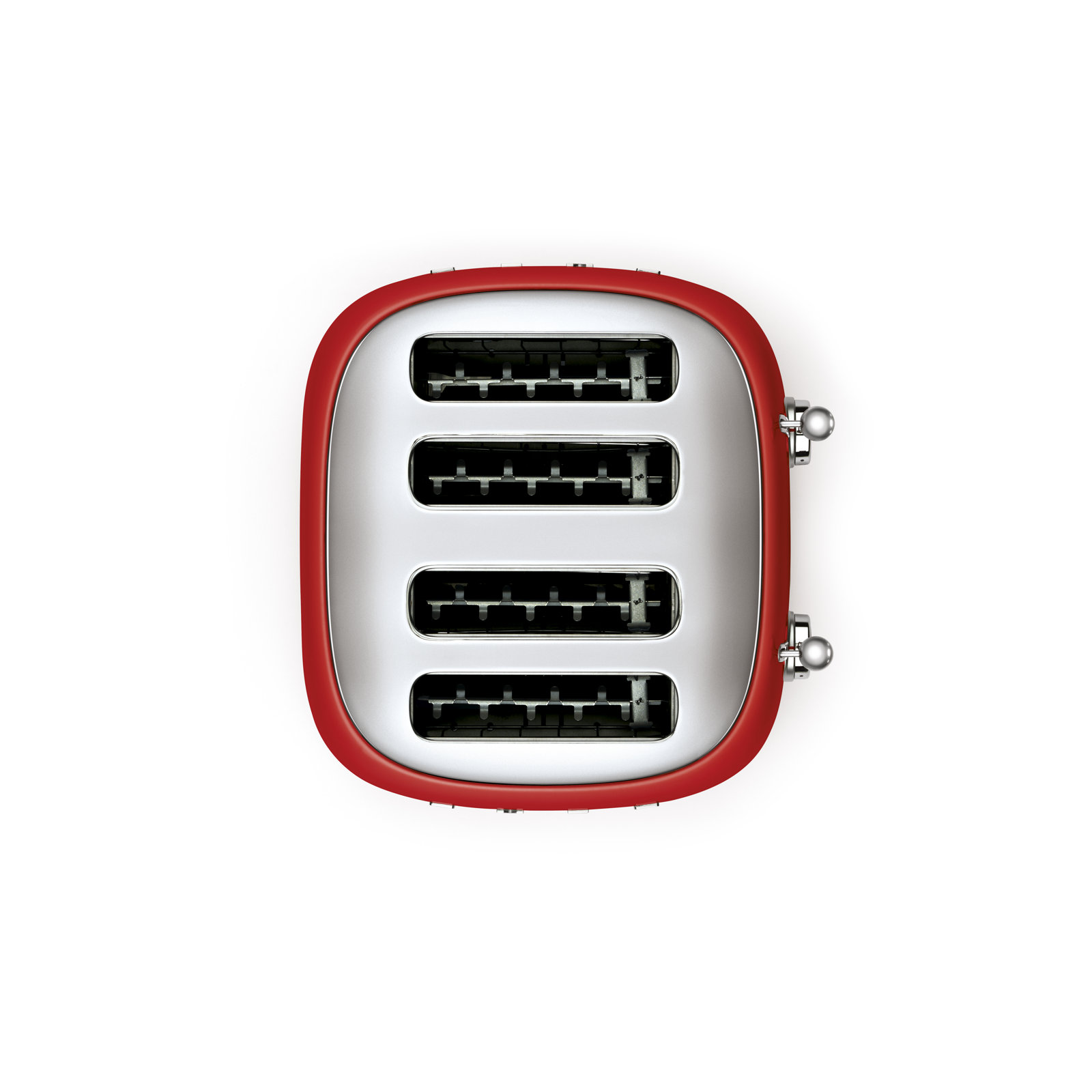 SMEG 50s Style 4-Slot Toaster, Red