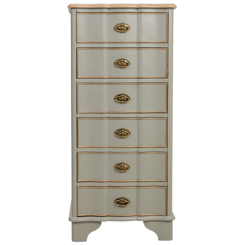 Cartley 50cm W 6 - Drawer Chest of Drawers