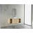 54'' Wall-Mounted Bathroom Vanity With Ceramic Art Sink, and 2-Storage Shelves, 2-Soft-Close Door, KD-Packing, Plywood-1385813555