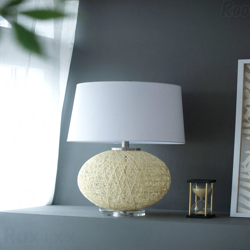 Table Lamp - With Beige Paper Base