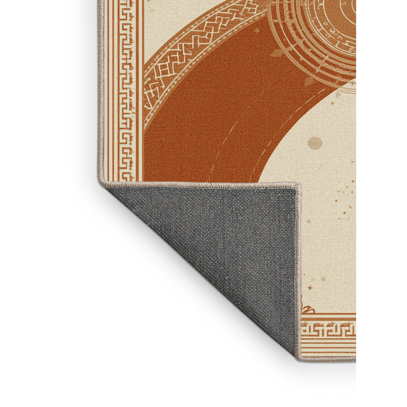 Tapis oriental doux doux et moelleux en beige, 8 x 12