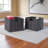 Ikner 2-Pc Foldable Woven Fiber Basket Set