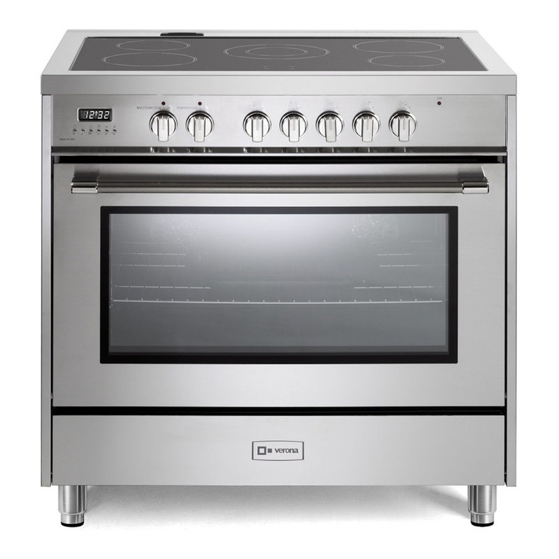 Verona Prima 36" 5 burner Single Electric Range Stainless