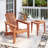 4PCS Solid Wood Garden Chair w/ High Backrest Wide Armrests & Contoured Seat