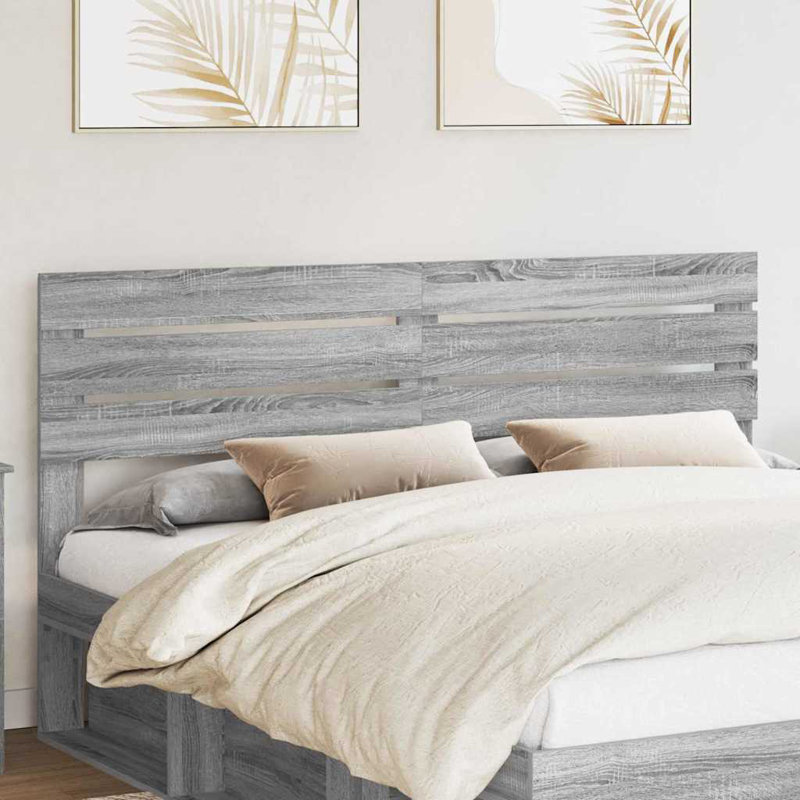 Headboard, California King, Grey Sonoma