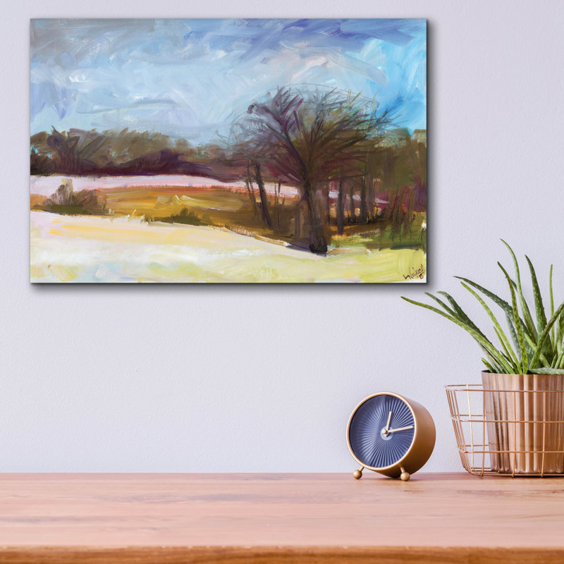 Winston Porter «Winters Day» par Linda Nickell, art mural en verre acrylique, ACR-36123, H 12 po x l 16 po x P 0,13 po