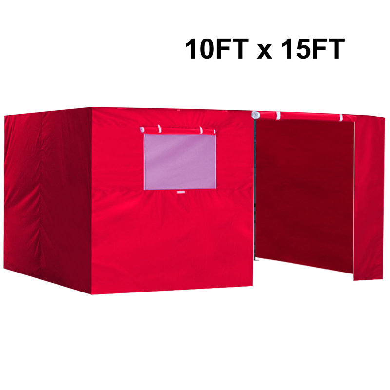 Mur latéral Moguel, Rouge, H 84 po x l 120 po x P 180 po