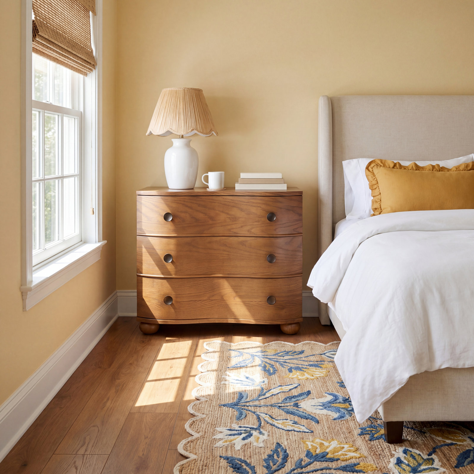 Tariel 3 - Drawer Nightstand, Toasted Oak