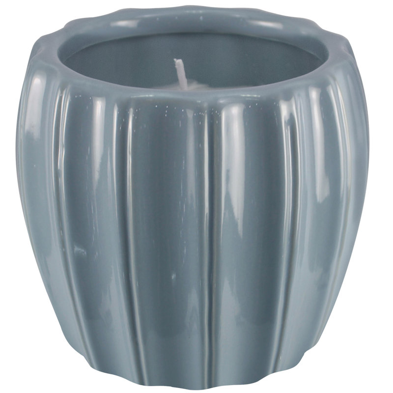 Scented Jar Candle with Ceramic Holder