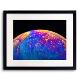 Soap Bubble Close Up Print by Philippe Monthoux