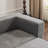 Boneless modular Chenille sofa with 3 Ottomans-1907122243