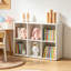 Bibliothèques peu encombrantes, étagère de rangement moderne à 6 cubes en métal pour bureau à domicile
