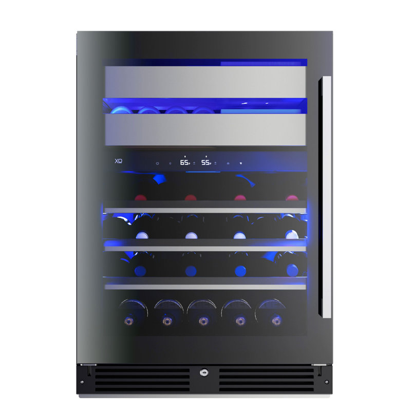 XO 24" Herb and Wine Preservation System, Black Glass, Left Handed