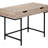 Contemporary Home Office Computer Desk With Storage Drawers, Black Metal Frame, And Spacious Work Surface For Modern Efficiency.-1551795979