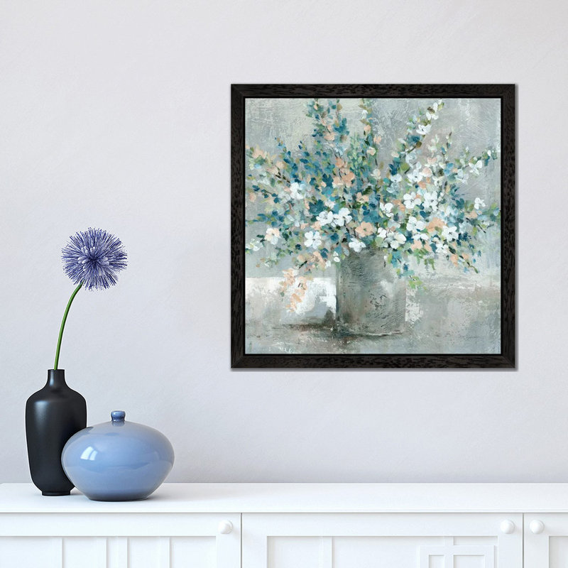 Gathered From The Farm by Carol Robinson - Wrapped Canvas Painting, 45.72 cm H x 45.72 cm W, Black Framed