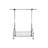 Chrome Metal Clothes Rack Extendable Bar