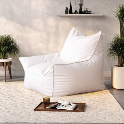 Nordic retro croissant bean bag sofa