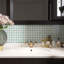 Tissage stellaire 11,42 po X 11,42 po Carreau de mosaïque géométrique en marbre poli
