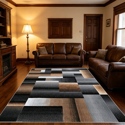 Tapis géométriques 1 pièce, doux et confortables, toutes saisons, faciles à entretenir, lavables à la machine, tapis d'intérieur pour le salon, la chambre à coucher, la salle à manger, le couloir, le bureau, le patio, la maison et l'extérieur
