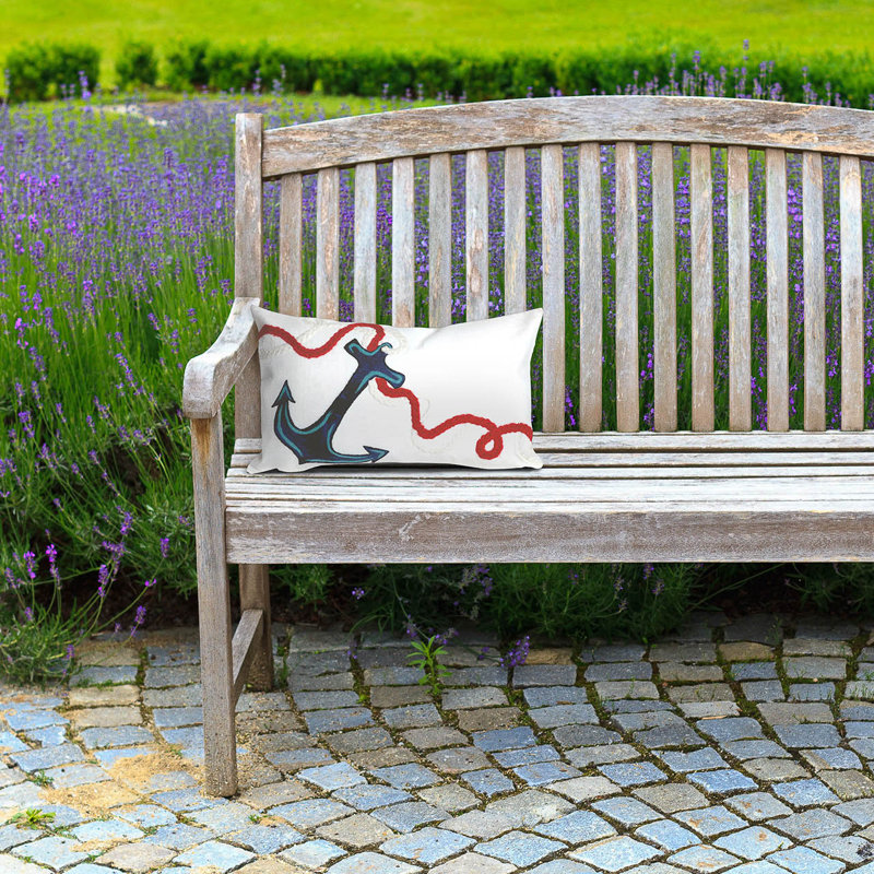  Housse et insert de coussin rectangulaire d'extérieur Anchor