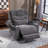 Oversized Recliner Chair With Extended Footrest - Power Lift Recliner For Elderly With Heat Massage - Flip Arm Storage Cup Holders 350 Lbs-2065831348