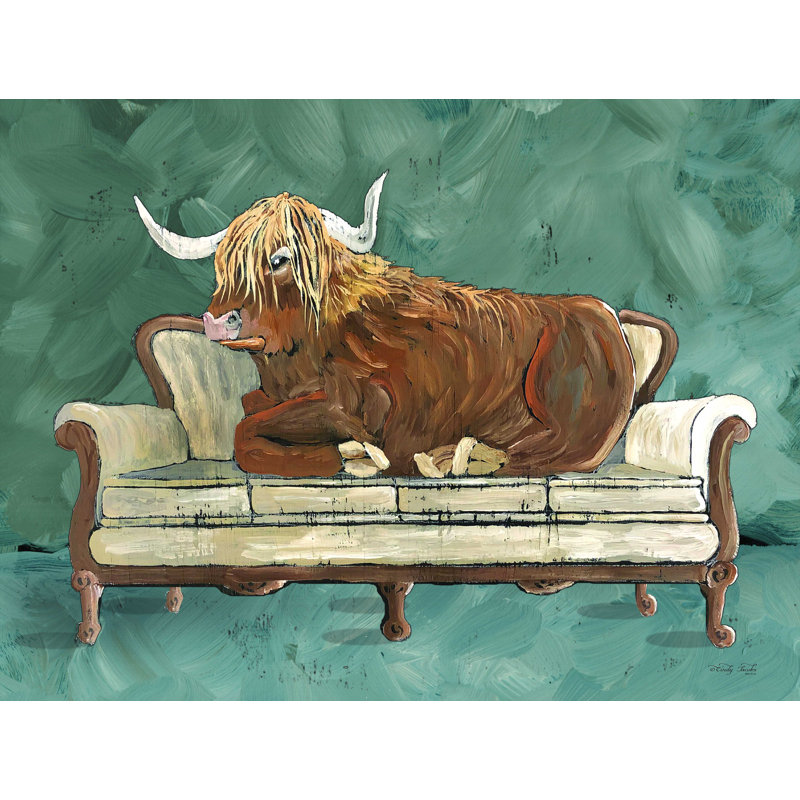 " Cowches III ", 18" H x 24" W  