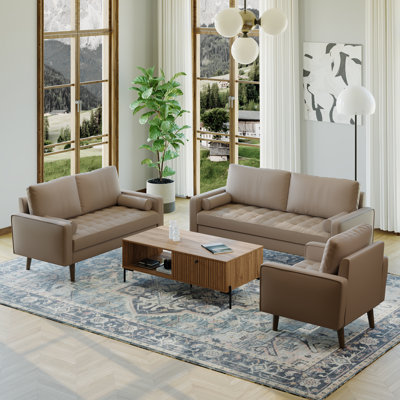 Ensemble de salon 3 pièces Statura Mid-Century