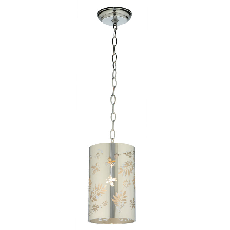 1 - Light Pendant, 16" - 61" H x 6.25" W x 6.25" D