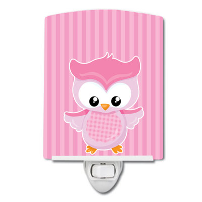 Girl Bird Ceramic Night Light