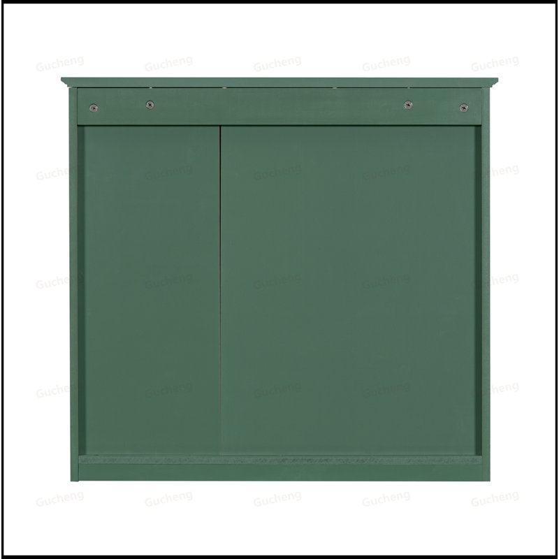 Ensemble de meuble-lavabo 30 po avec miroir, Vert