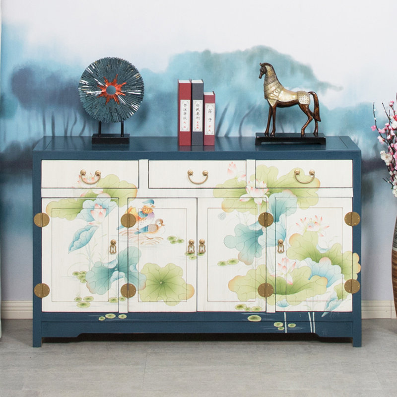 Nouvelle armoire à chaussures peinte en chinois