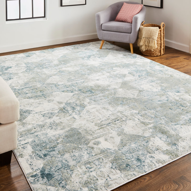 Aybek Abstract Indoor Rug, Rectangle 8' x 10'
