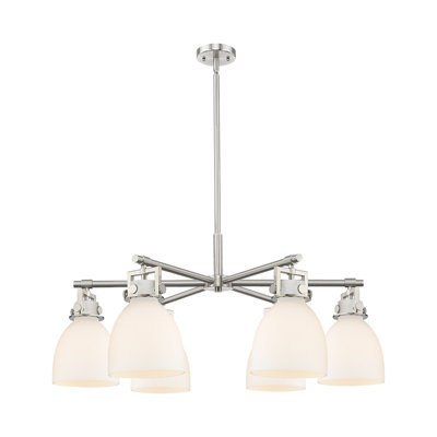 Lustre suspendu 6 lumières Newton Bell