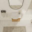 Hermanna 17" Wall Mounted Single Bathroom Vanity With Ceramic Top-282911029