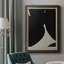 «Big Graphic I», peinture sur toile encadrée-749729523