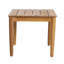 Table d'appoint rustique en bois d'acacia avec lattes pour l'extérieur et l'intérieur