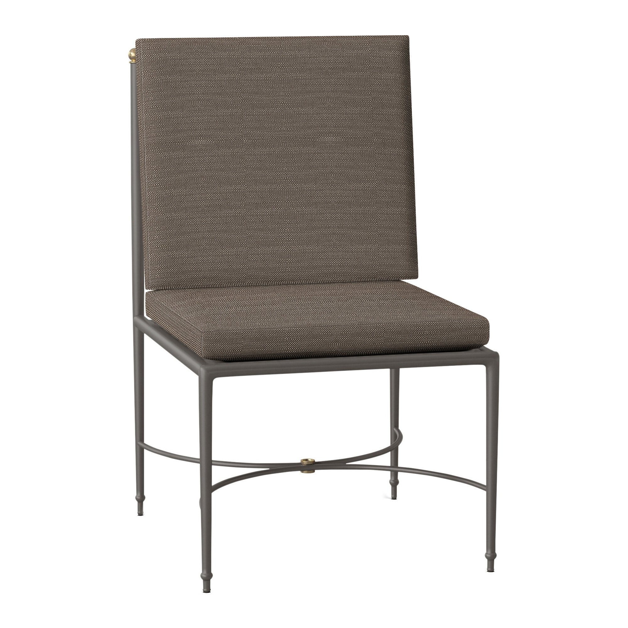 Roma Wrought Aluminum Outdoor Side Chair, Perigold Ishi Chai, No Welt