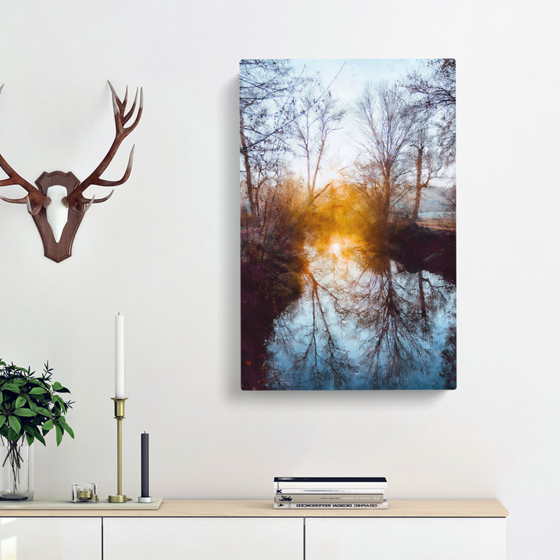 Trees - Wrapped Canvas Painting, 76cm H x 45cm W x 4cm D