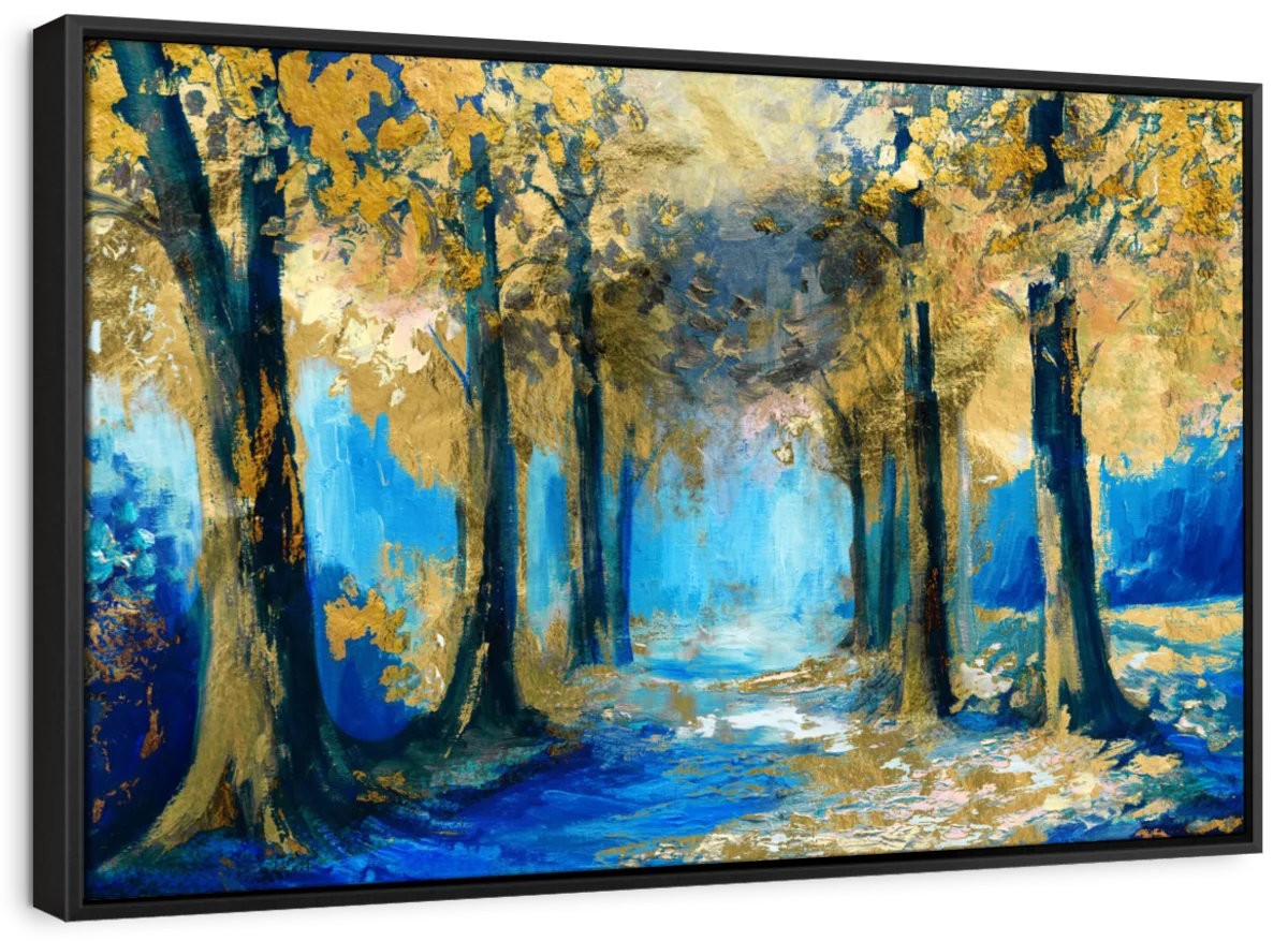 Loon Peak® Abstract Forest Canvas Print | Wayfair