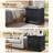 30'' W Large Nightstand With Charging Station & 2 Storage Drawers-1724535267