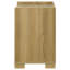 Table de chevet 2 tiroirs Rolle Naturel