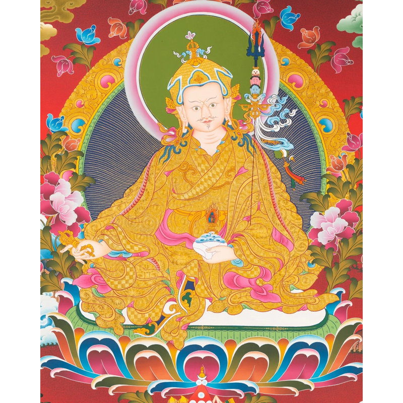 Gourou Rinpoché / Gourou Padmasambhava (Brocadeless Thangka)