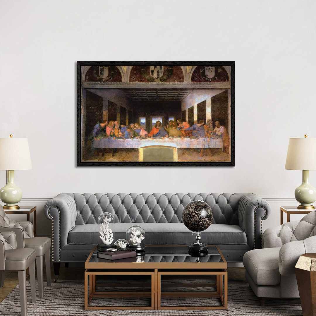 The Last Supper by Leonardo Da Vinci - Painting Print on Canvas