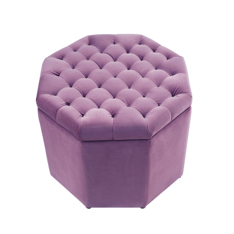 Rangement spécialisé 25 po noir capitonné, Velours mauve, Médium
