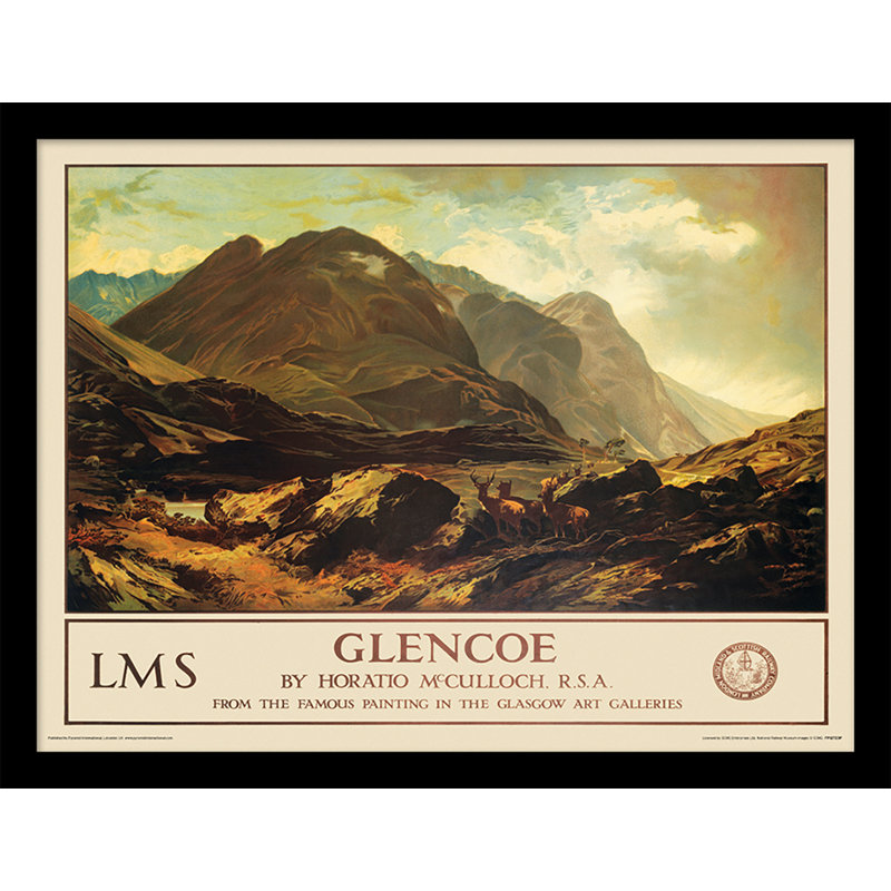 Glencoe by Horatio Mcculloch - No Frame Memorabilia