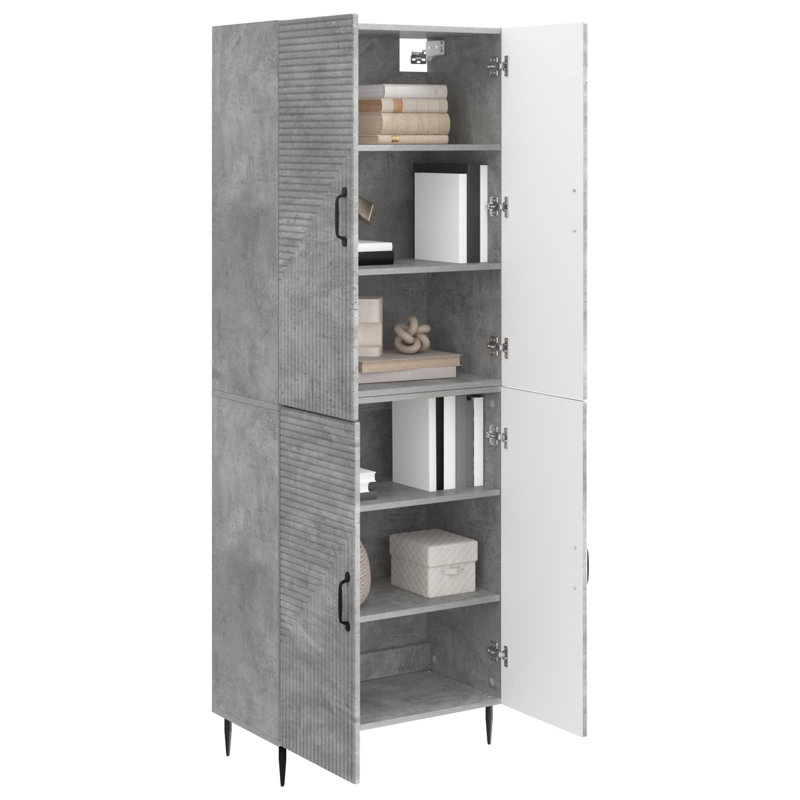 Storage Cabinet, Concrete Grey
