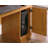 Oak Finish Computer Desk With Hutch