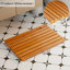 Tapis de douche en teck Saneha